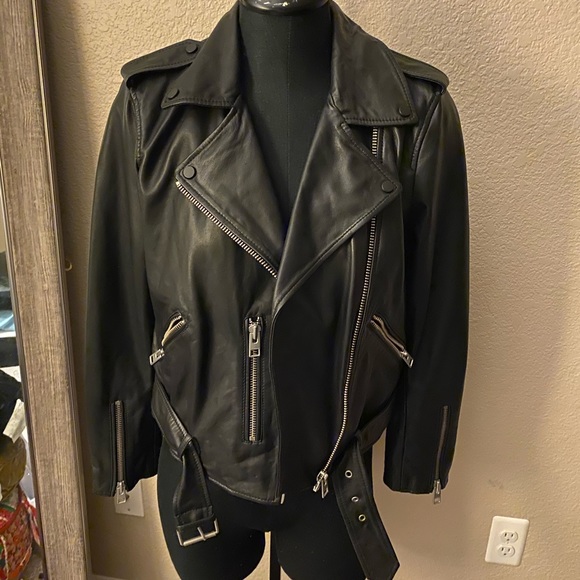 *final price All Saints Balfern Biker Jacket - Picture 5 of 12